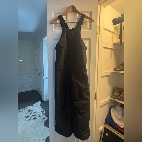 Kids' Black Snow Bib - Picture 2 of 5